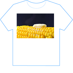 Hot steaming corn